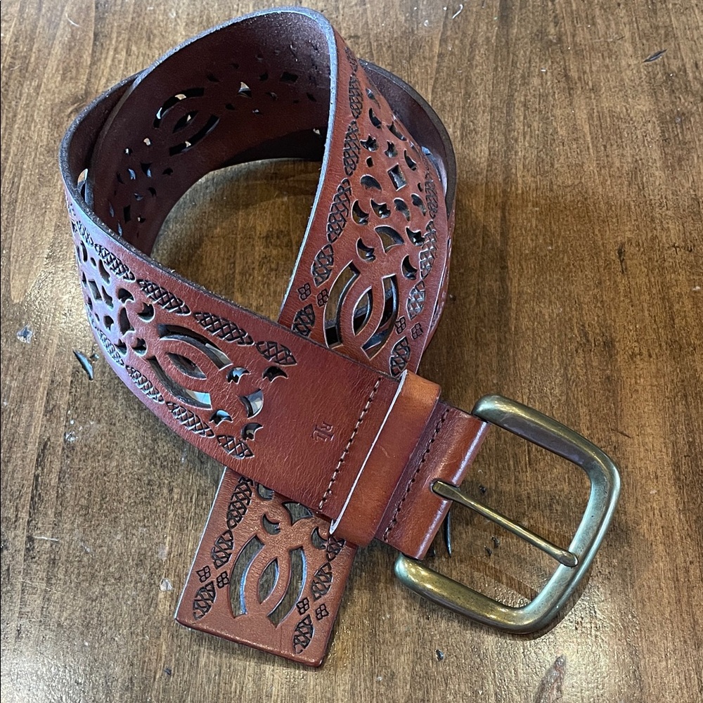 LAUREN Ralph Lauren Cognac Belt M